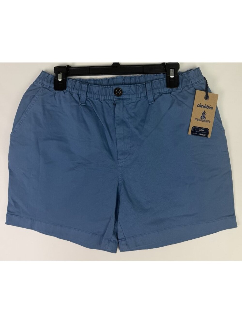 Chubbies The Big Blues Shorts Men's Large NWT 5.5" Inseam Original Stretch Twill